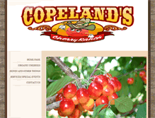 Tablet Screenshot of copelandscherryranch.com